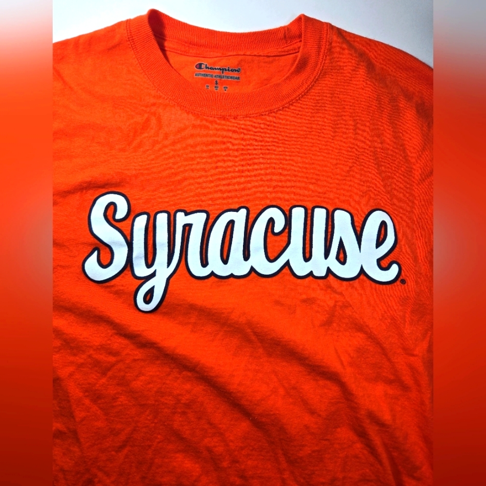 Champion Syracuse Long Sleeve T-Shirt Men's Size Small